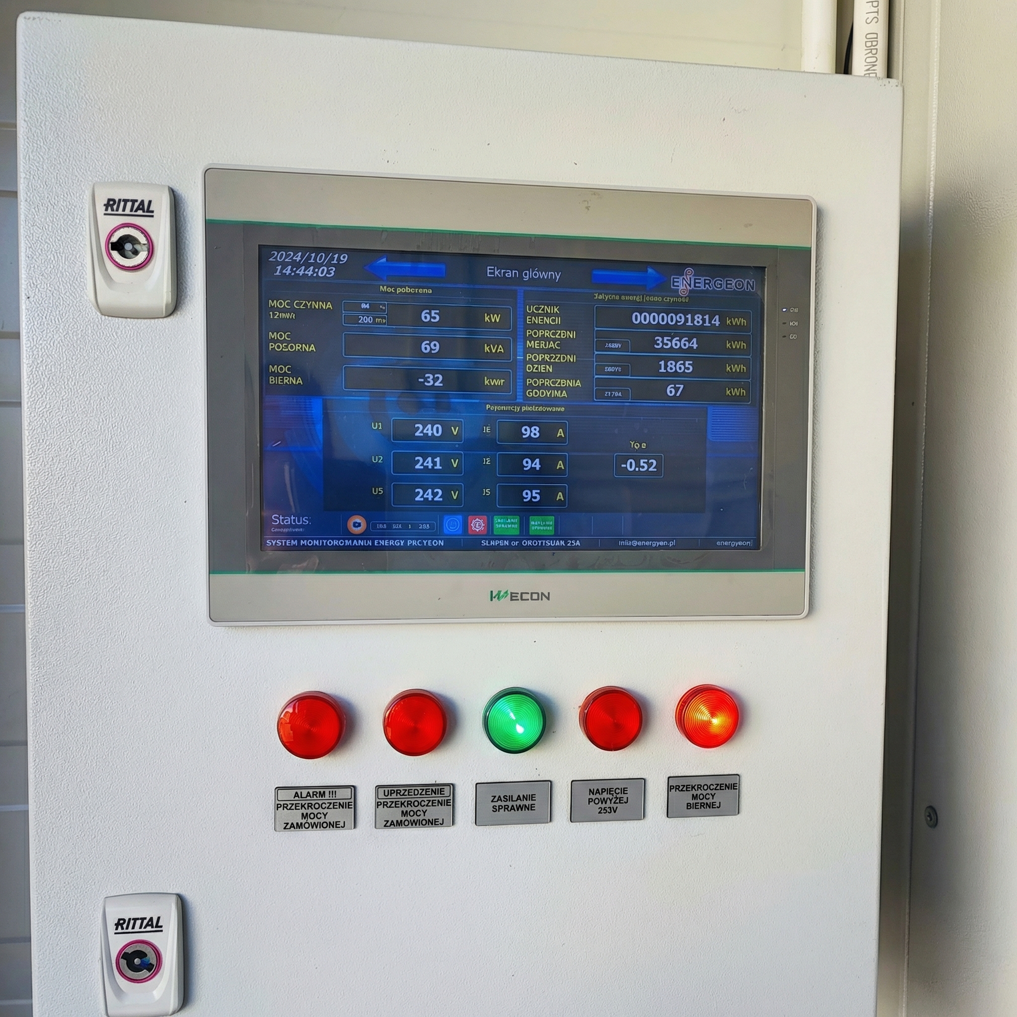 Realizacja kompensacji mocy biernej - projekt 7