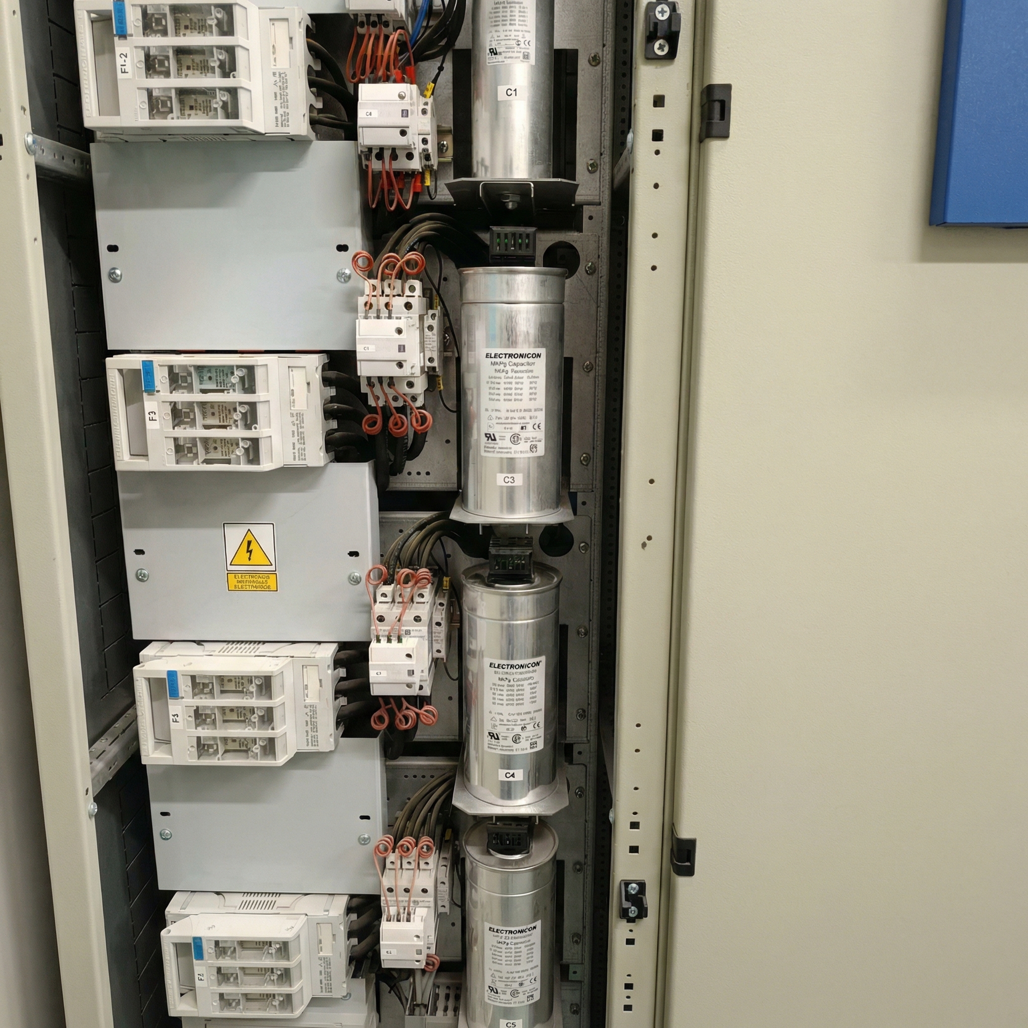 Realizacja kompensacji mocy biernej - projekt 1