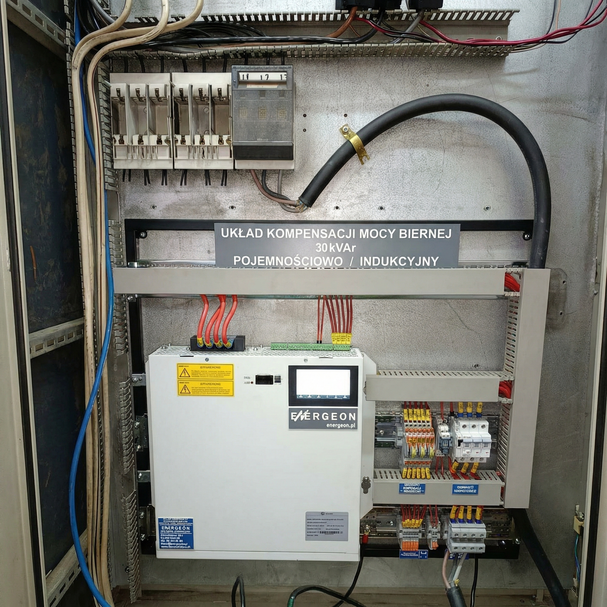 Realizacja kompensacji mocy biernej - projekt 2