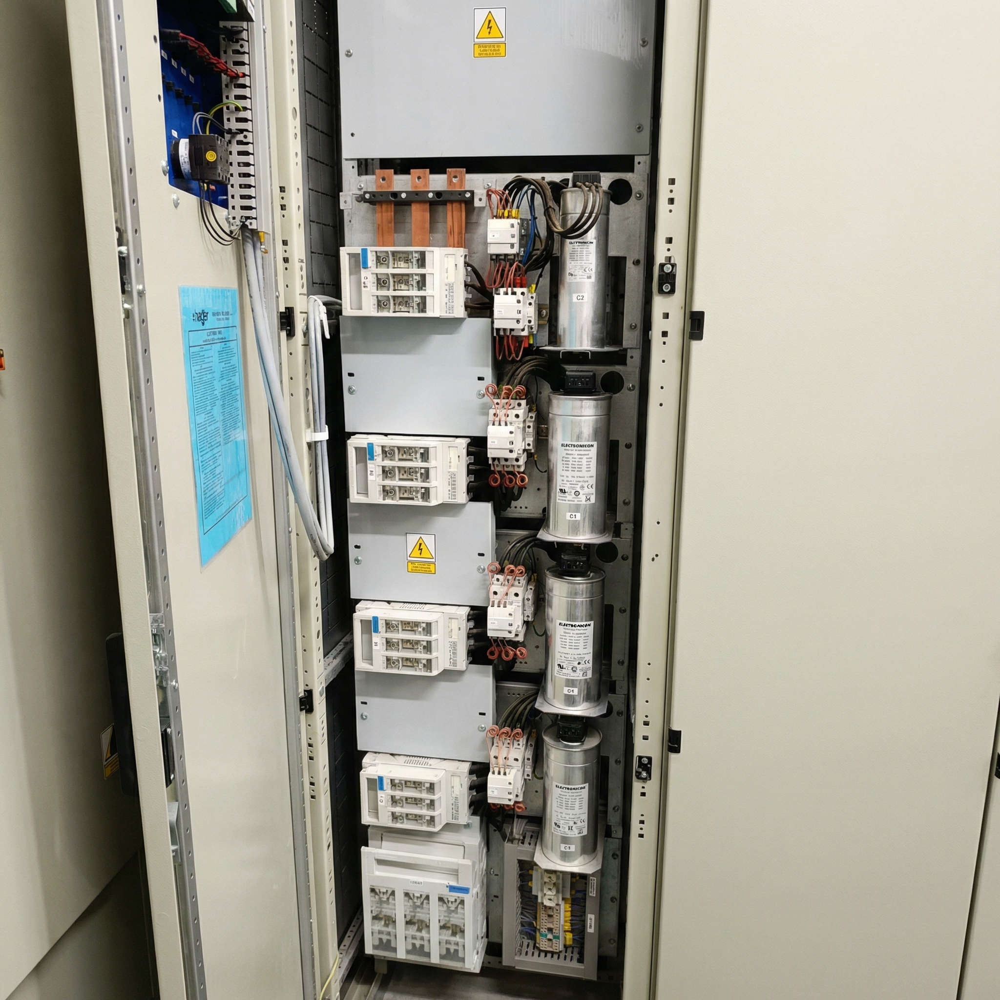 Realizacja kompensacji mocy biernej - projekt 21